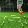 Miniatyrbild 5 av 5: 2-pack träningshäckar för hastighetsträning Fotboll Rörlighetsträning Träningshjälpmedel Justerbara häckar (gula)