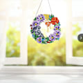 Miniatyrbild 2 av 2: Hemvägg Dekoration Diamant Julkrans (A, Stil) 1 Stycken color 3