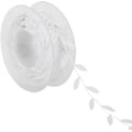 Miniatyrbild 3 av 5: 15m spetskant hantverk blad rotting girlang band DIY blad dekorativt band (vit) White