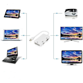 Miniatyrbild 3 av 5: 3 i 1 Thunderbolt-port Mini Displayport till HDMI DVI VGA-adapter Vit White