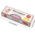 Miniatyrbild 4 av 5: 50 ark matpapper, bivaxdukar matpapper, vaxdukar för smörgåsbröd hamburgare