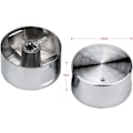 Miniatyrbild 2 av 5: 6 st metallgasspisknoppar 6 mm universalspiskontrollomfång ugnsknoppar spisbrännare vred