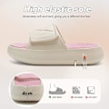 Miniatyrbild 3 av 5: Badsandaler Damtofflor Molnskor Herrsommar Mysiga Slides Cloudyzz Tofflor Halkfria（vit rosa） White Pink