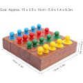 Miniatyrbild 2 av 5: Knob Cylinder Färg Trä Cylinder Socket Block Set Pedagogiska Lärande Leksaker