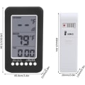 Miniatyrbild 5 av 5: Termometer, Multifunktionell Termometer Klocka, 4in Skärm Hushåll