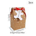 Miniatyrbild 2 av 5: Paket med 9 julklappspapper för fyllning, julklappspåsar av papper, julklappspapper