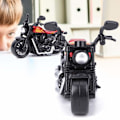 Miniatyrbild 3 av 5: 1 st legering motorcykel leksak hög simulering motorcykel modell leksak (röd)