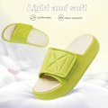 Miniatyrbild 5 av 5: Badsandal Damtofflor Molnskor Herrsommar Mysiga Slides Cloudyzz Tofflor Halkfria（grön） Green