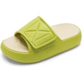 Miniatyrbild 1 av 5: Badsandal Damtofflor Molnskor Herrsommar Mysiga Slides Cloudyzz Tofflor Halkfria（grön） Green