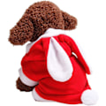 Miniatyrbild 1 av 5: Mjuk vinterhoodie för husdjur, hundkläder cosplay kaninkostym (röd, XS) 1 st Red xs