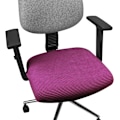 Miniatyrbild 5 av 5: Mjuk stretch spandex stolsitsöverdrag, tvättbart stolsöverdrag mörk lila