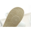 Miniatyrbild 5 av 5: Stickade damtofflor med varmt foder och halkfri sula White 22.5cm