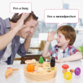 Miniatyrbild 3 av 5: Fångstspel för hackspettlarver, pedagogiska leksaker för pojkar och flickor