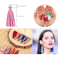 Miniatyrbild 2 av 5: 200 stycken Mini Tassel Kit Tiny Craft Tassel Handgjord för Smyckestillverkning
