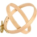 Miniatyrbild 3 av 5: Broderiringar i bambu, justerbar broderiram i trä, rund form (18 cm) 18 CM