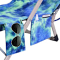 Miniatyrbild 2 av 5: Tie Dye Strandhandduk Recliner Överdrag Recliner Överdrag med Sidoförvaringsficka (blå) blue