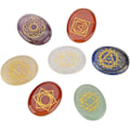 Miniatyrbild 1 av 5: 7 st chakrastenar Chakra Healing Crystals Palm Chakra Stone för spirituell läkning