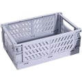 Miniatyrbild 1 av 5: 1 x hopfällbar plastbox, hopfällbar förvaringslåda i plast, stapelbara hopfällbara lådor