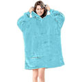 Miniatyrbild 1 av 4: Vinter tonåringar vadderad tjock lat filt hoodie (J modell) 1 st color 2
