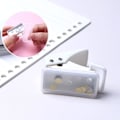 Miniatyrbild 3 av 5: Mini enkelhålsstans, bärbar multifunktionshandstans, filbindning, hemstudentkontor