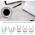 Miniatyrbild 4 av 5: USB-värmare Värme Dryck Muggmatta Hemmakontor Kaffe Te Mugg Pad(Vattenpärla) Water bead
