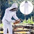 Miniatyrbild 5 av 5: Biouppfödselkläder (XL) biodling verktyg bi kläder förtjockad bomull anti-bi kläder en-delad skyddskläder bi kläder=