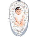 Miniatyrbild 1 av 5: Babynest Mjukt Andningsbart Babysäng Perfekt för Nyfödd Present（vit） color 2