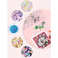 Miniatyrbild 3 av 5: 30 rutnät diamantbroderi förvaringslåda transparent nagelborr pärlförvaringslåda