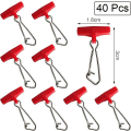 Miniatyrbild 2 av 4: 40 st fiskespö sinker slides T-formad linje fiske swivels Finder Clip för havsfiske