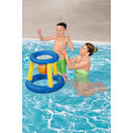 Miniatyrbild 5 av 5: Splash N Hoop Uppblåsbar Basketboll Simset, Flytande Poolspel, Orange