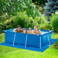 Miniatyrbild 4 av 5: Markduk för poolunderlag, rektangulär, markduk, pooltillbehör, 500 x 300 cm