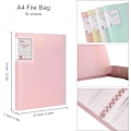 Miniatyrbild 2 av 5: A4-presentationsmapp med transparenta fickor 30 fickmappar 4 stycken