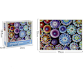 Miniatyrbild 4 av 4: Mandala Flygplan Pussel, Blomma Fritid Underhållning Pussel 1000 Pcs