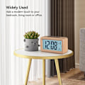 Miniatyrbild 3 av 5: Digital väckarklocka, radioklocka digital datumvisning, temperatur