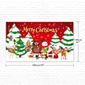 Miniatyrbild 2 av 5: Extra stor julbanner, julskylt, julbakgrundsbilder color 3