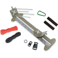 Miniatyrbild 1 av 5: 2-i-1 Paracord jig kit Justerbar längd Armband Maker Kit DIY Craft  Verktyg 4\" till 13\", Khaki Khaki