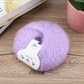 Miniatyrbild 3 av 5: Mjuk Angola plysch mohair kashmir stickning ullgarn rosa lång ull stickning garn color 2