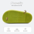 Miniatyrbild 3 av 5: Badsandal Damtofflor Molnskor Herrsommar Mysiga Slides Cloudyzz Tofflor Halkfria（grön） Green