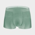 Miniatyrbild 1 av 5: Ice Silk Mesh Herrkalsonger Herrboxersommar Mesh Andningsbara Shorts (Gräsgrön XXL) Grass Green xxl