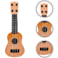 Miniatyrbild 1 av 4: Barnens Mini Fyrasträngade Gitarr Instrument (Gul) 1 Styck Yellow