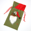 Miniatyrbild 2 av 4: Jultomtesäck Presentpåse med dragsko Gästpresentpåse för fyllning (Jultomten) color 2