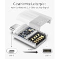 Miniatyrbild 3 av 5: USB C-adapter till USB 3.0 10 Gbps otg-adapter dataöverföringsladdningsadapter (2 st, silver) Silver