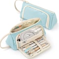 Miniatyrbild 1 av 5: 1 st Macaron färg Hög kapacitet bärbar pennfodral Light Blue