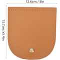 Miniatyrbild 2 av 5: Läder DIY sytillbehör, väska flip cover split läder magnetiskt spänne (brunaktig gul) brownish yellow