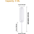 Miniatyrbild 2 av 5: 4 ml plastpipetter för engångsbruk, 100-pack