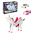 Miniatyrbilde 1 av 5: Unicorn Transformasjon Transformers Robot Biler Actionfigurer Jenter Leker Pink