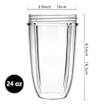 Miniatyrbillede 1 af 2: Reservedele til blender 900W Blenderblad Kop Pakning Flad 900W24oz cup