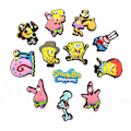 Miniatyrbild 4 av 5: 12 st/set SvampBob Croc Charms Skotillbehör för träskosandaler Dekor