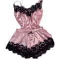 Miniatyrbild 1 av 3: Sexiga spetsunderkläder för damer Pyjamas Babydoll Nattkläder Sovkläder pale pinkish gray L