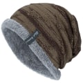 Miniatyrbild 1 av 5: Män Vinter Stickad Mössa Mjuk Varm Wooly Skateboard Ski Cap Khaki